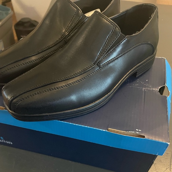 Stafford Black Leather Loafers size 5 main image 5